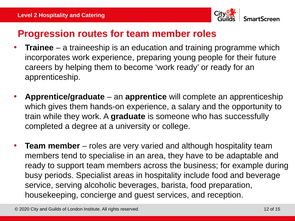 PowerPoint presentation Career opportunities in - slide 12 of 15