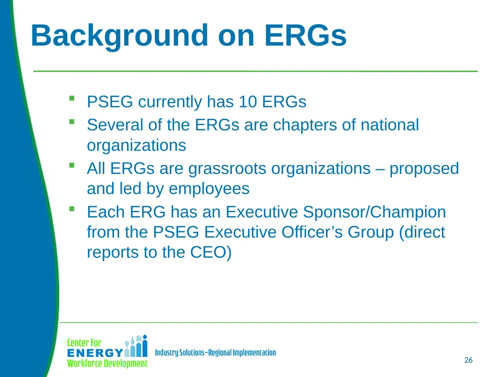 Using Employee Resources Groups to Build a Diverse - slide 26 of 32