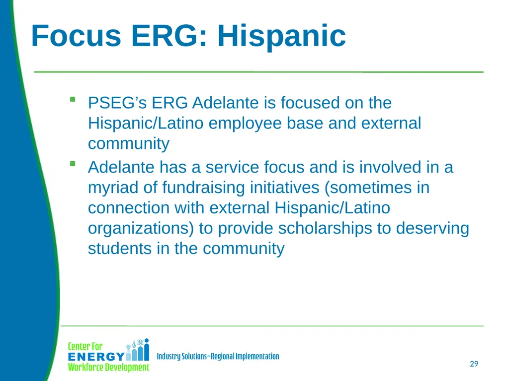 Using Employee Resources Groups to Build a Diverse - slide 29 of 32