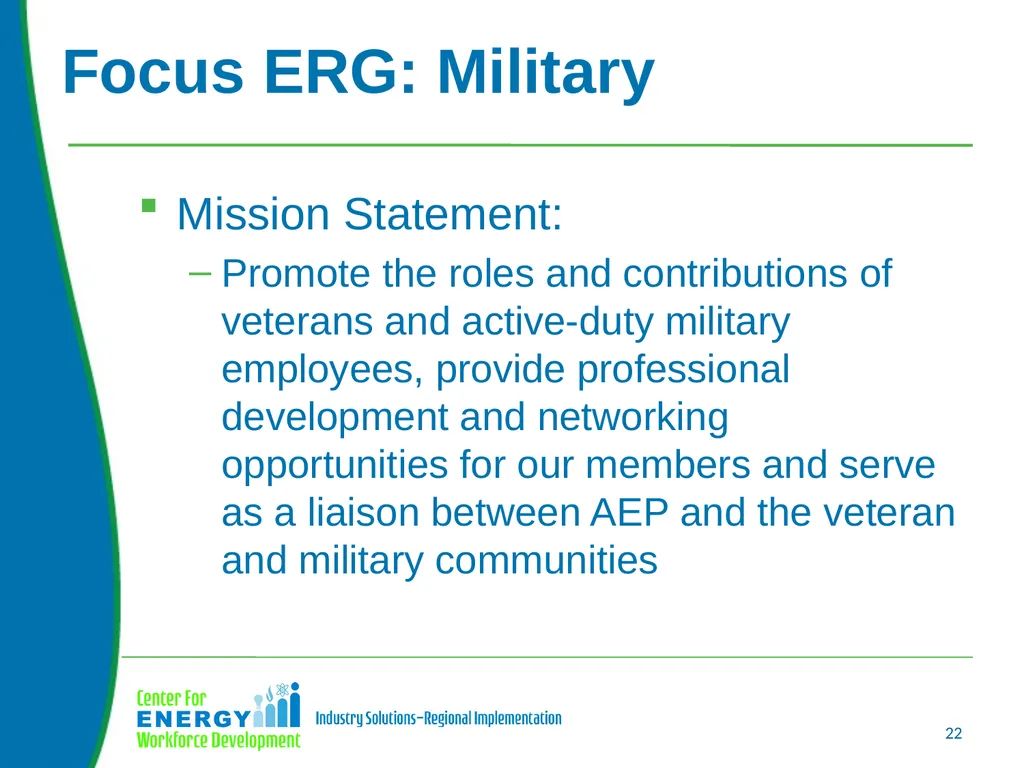 Using Employee Resources Groups to Build a Diverse - slide 22 of 32