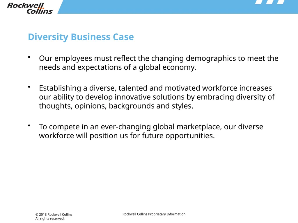 Integrated Approach to Driving Diversity & - slide 2 of 13
