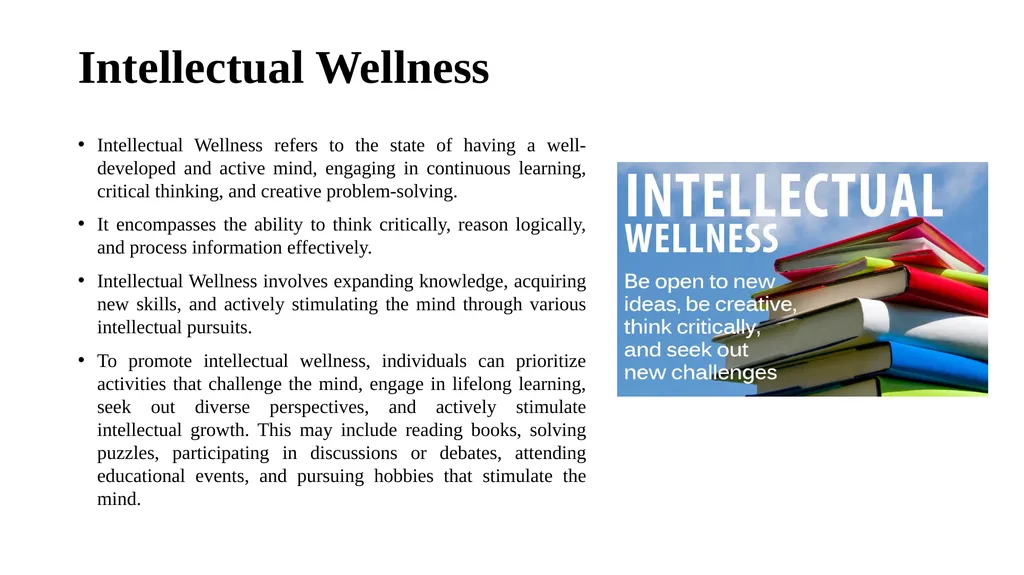 Introduction to Health and Wellness Definition of - slide 26 of 41