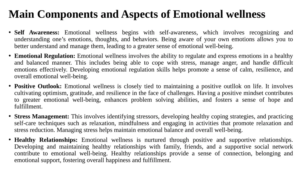 Introduction to Health and Wellness Definition of - slide 21 of 41