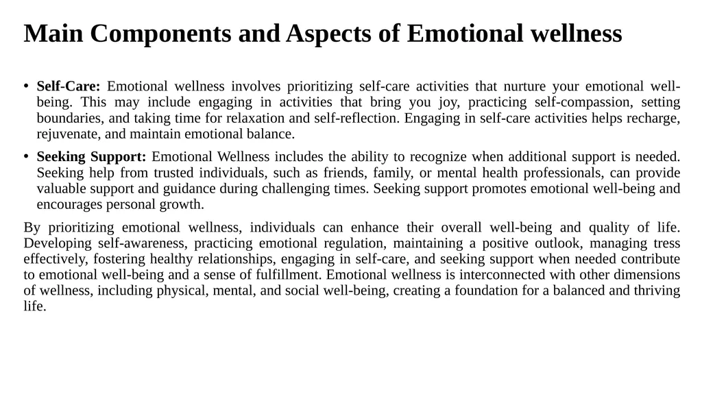 Introduction to Health and Wellness Definition of - slide 22 of 41