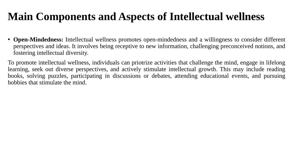 Introduction to Health and Wellness Definition of - slide 28 of 41