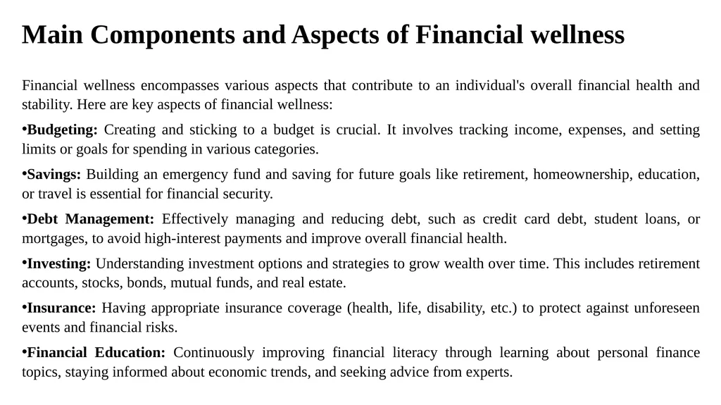 Introduction to Health and Wellness Definition of - slide 38 of 41