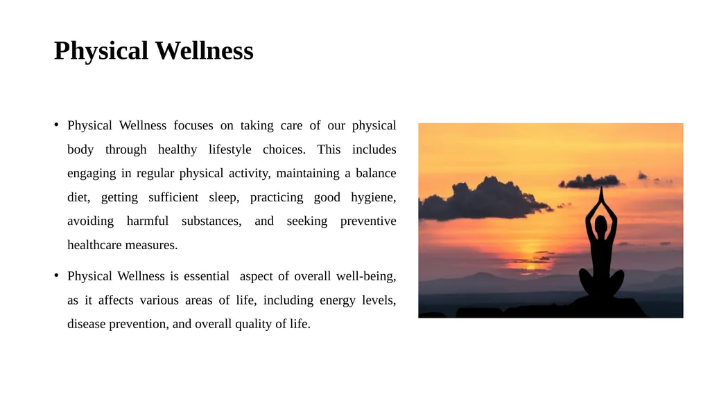 Introduction to Health and Wellness Definition of - slide 17 of 41
