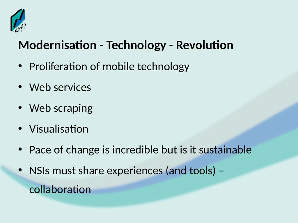Modernisation Evolution or Revolution World - slide 9 of 17
