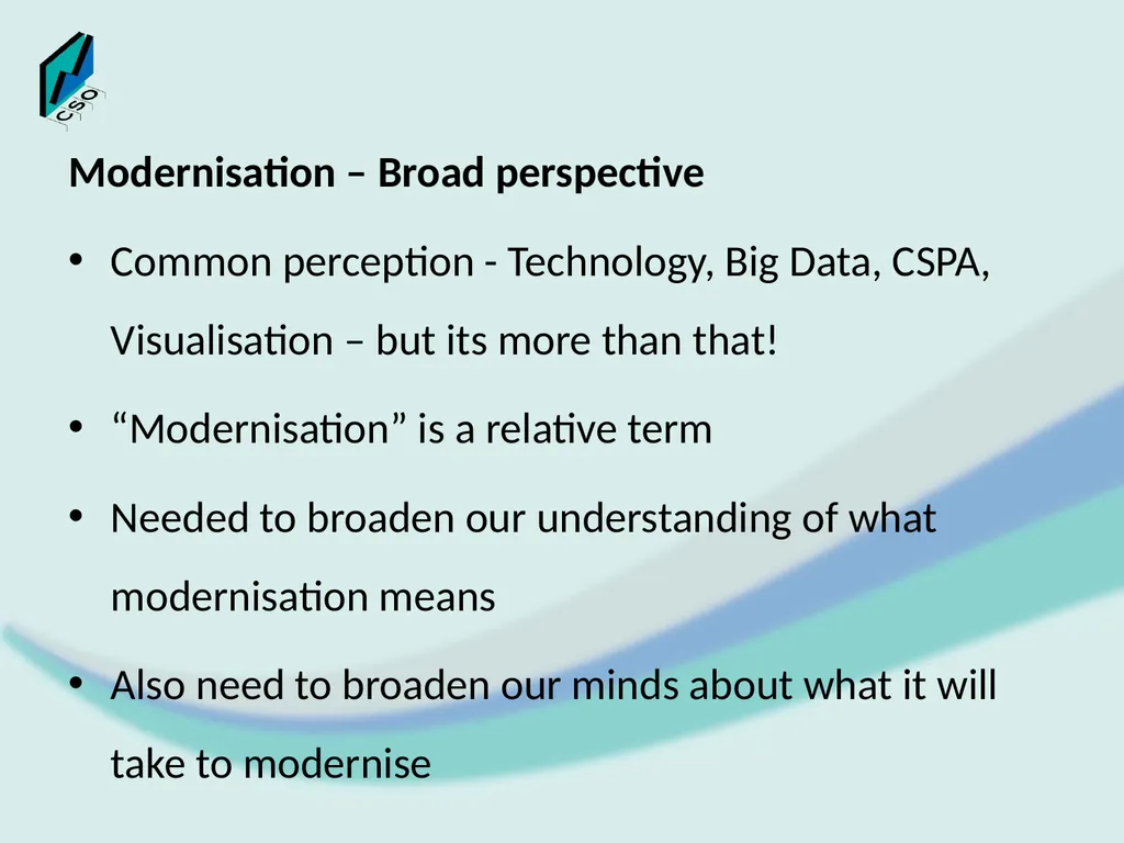 Modernisation Evolution or Revolution World - slide 5 of 17