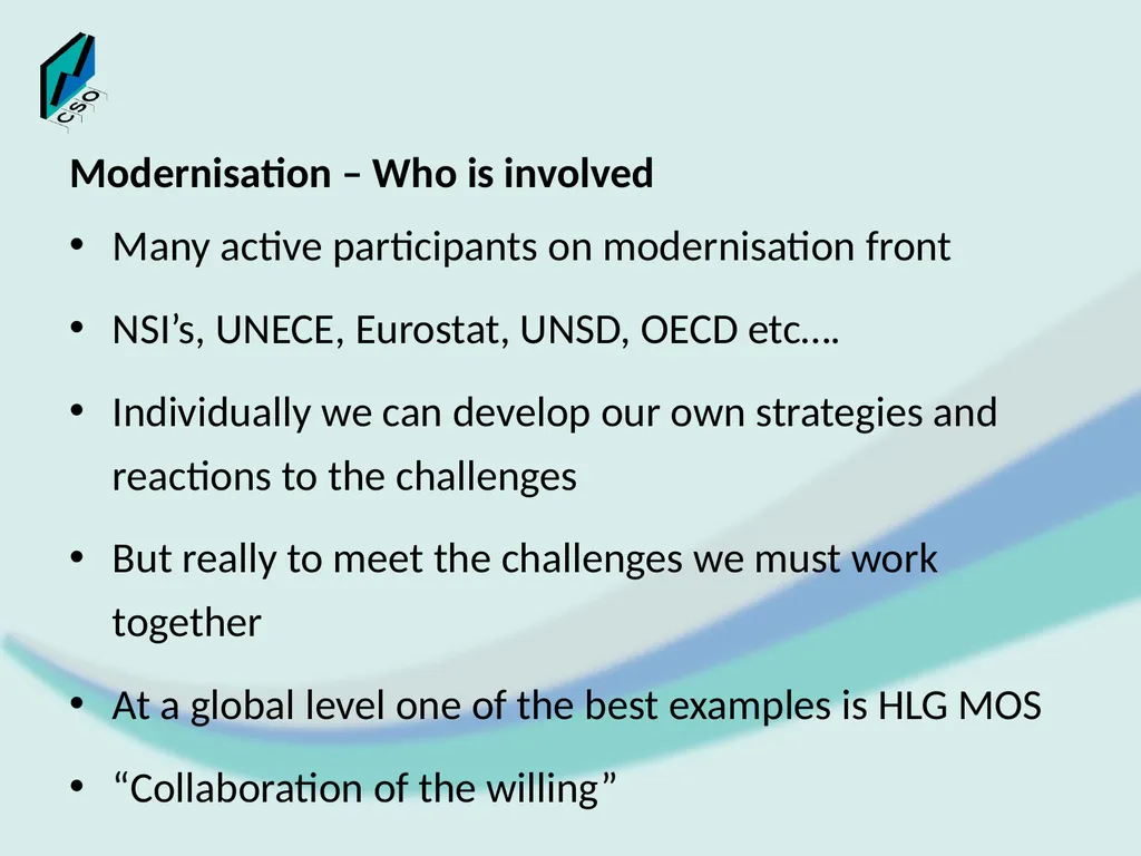 Modernisation Evolution or Revolution World - slide 6 of 17