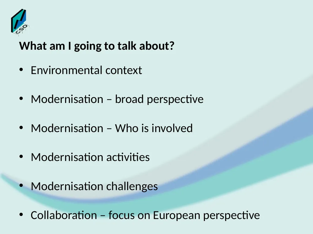 Modernisation Evolution or Revolution World - slide 2 of 17