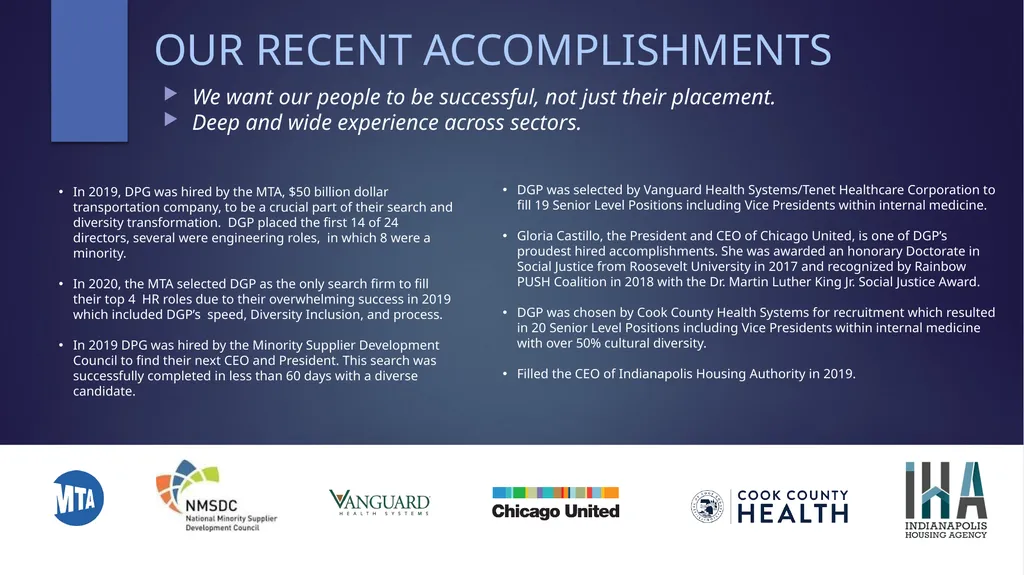 DAVID GOMEZ PARTNERS is committed to their - slide 4 of 5
