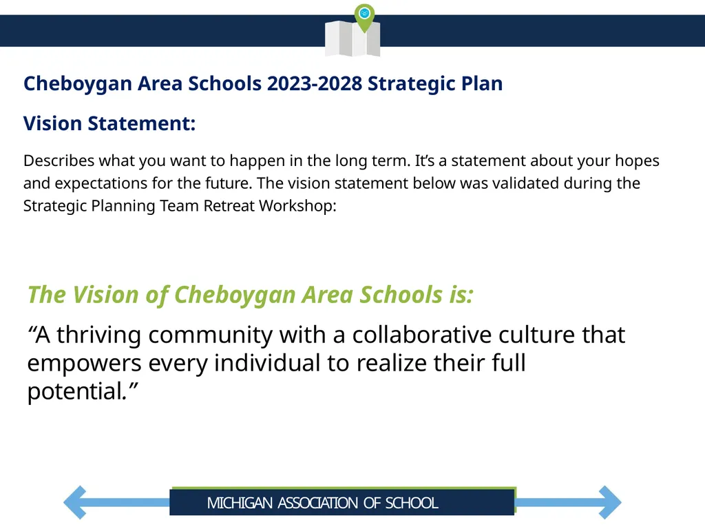 Cheboygan Area Schools Strategic Plan Summary - slide 8 of 37