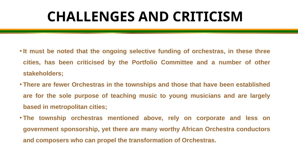 MZANSI NATIONAL PHILHARMONIC ORCHESTRA - slide 7 of 20