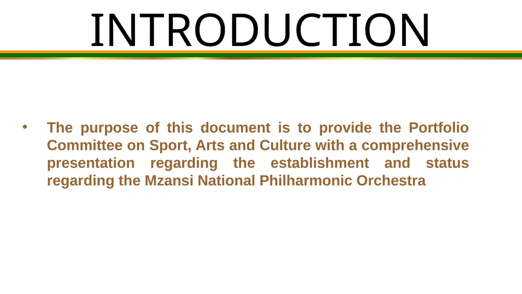 MZANSI NATIONAL PHILHARMONIC ORCHESTRA - slide 2 of 20