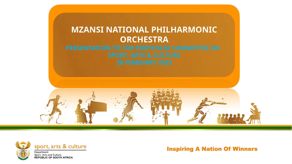 MZANSI NATIONAL PHILHARMONIC ORCHESTRA - slide 1 of 20