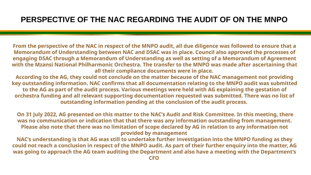 MZANSI NATIONAL PHILHARMONIC ORCHESTRA - slide 13 of 20