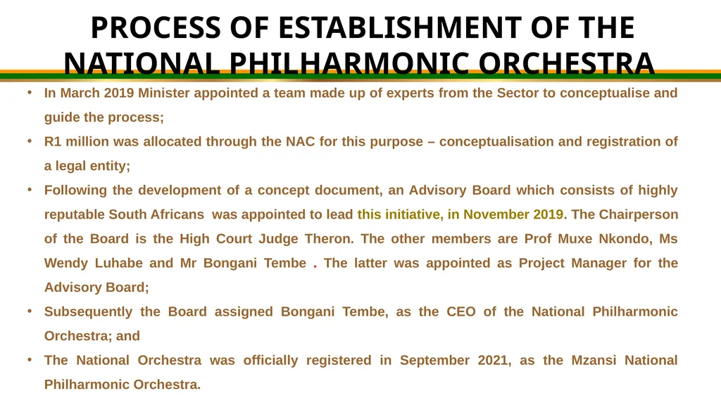 MZANSI NATIONAL PHILHARMONIC ORCHESTRA - slide 10 of 20