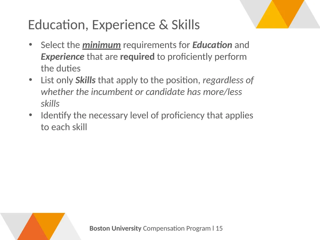 Compensation: Update & Position Description - slide 15 of 55