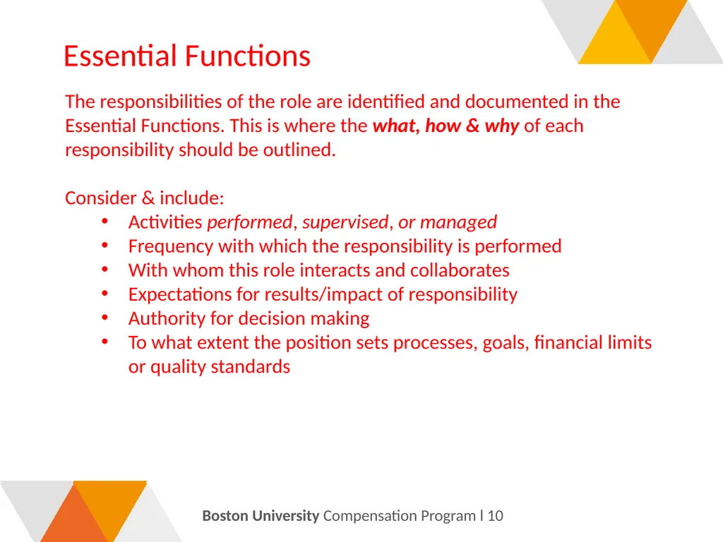 Compensation: Update & Position Description - slide 10 of 55