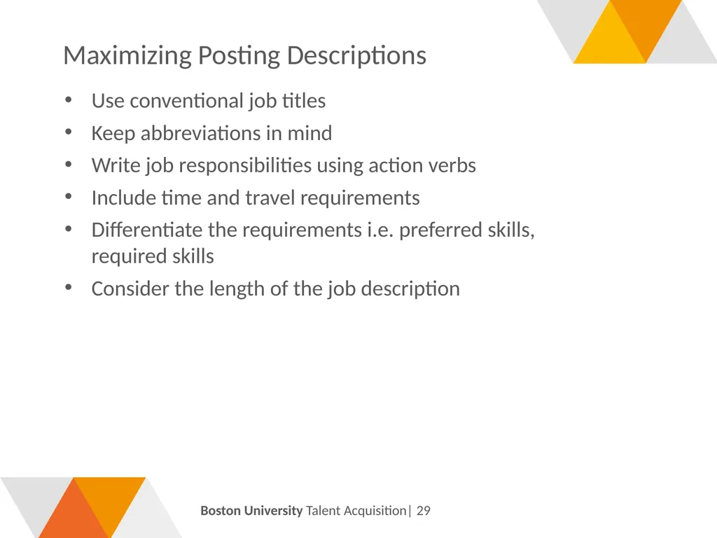 Compensation: Update & Position Description - slide 29 of 55