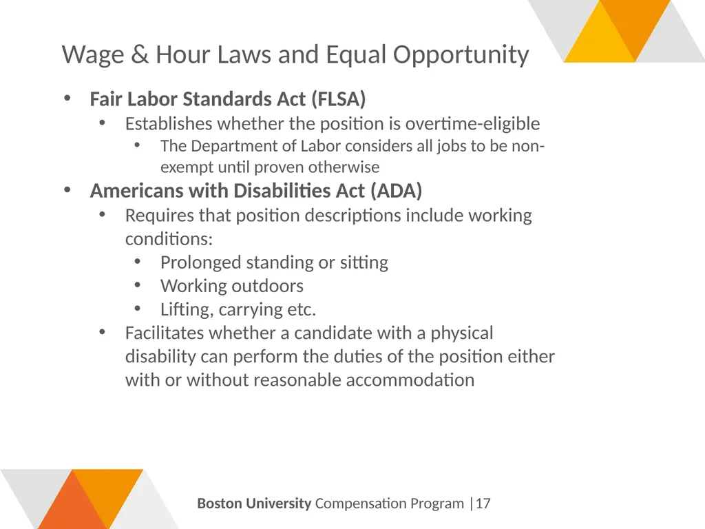 Compensation: Update & Position Description - slide 17 of 55