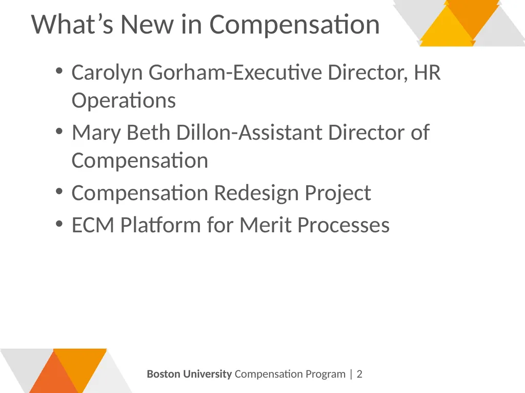 Compensation: Update & Position Description - slide 2 of 55