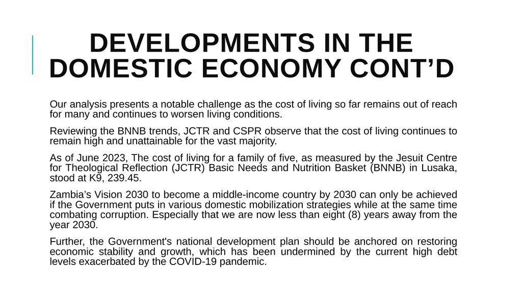 COMMENTS ON THE MEDIUM-TERM BUDGET PLAN 2024-2026 - slide 4 of 25