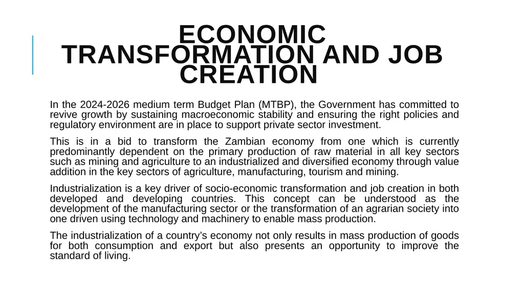 COMMENTS ON THE MEDIUM-TERM BUDGET PLAN 2024-2026 - slide 5 of 25