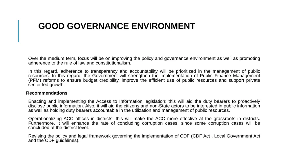 COMMENTS ON THE MEDIUM-TERM BUDGET PLAN 2024-2026 - slide 20 of 25