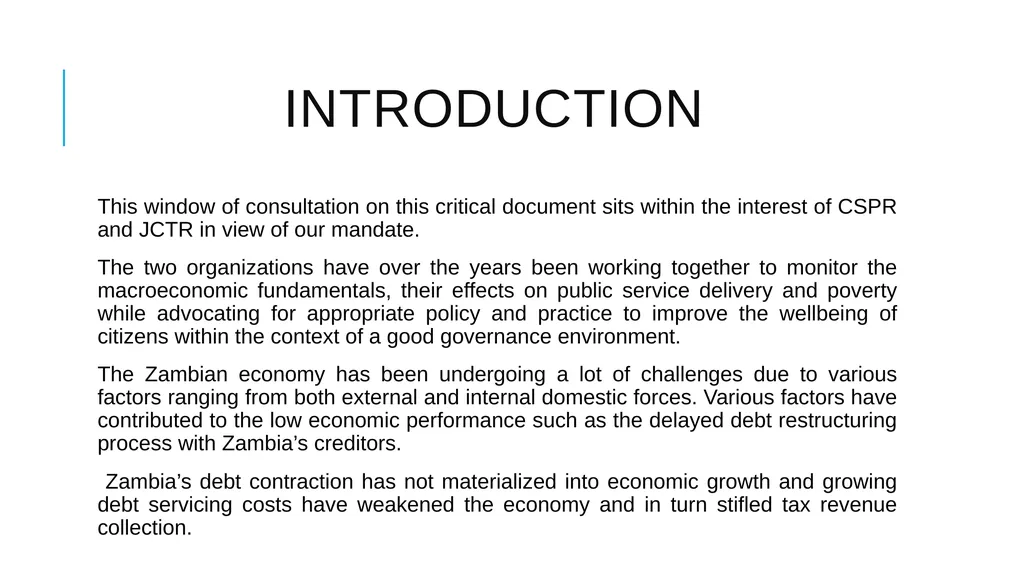 COMMENTS ON THE MEDIUM-TERM BUDGET PLAN 2024-2026 - slide 2 of 25