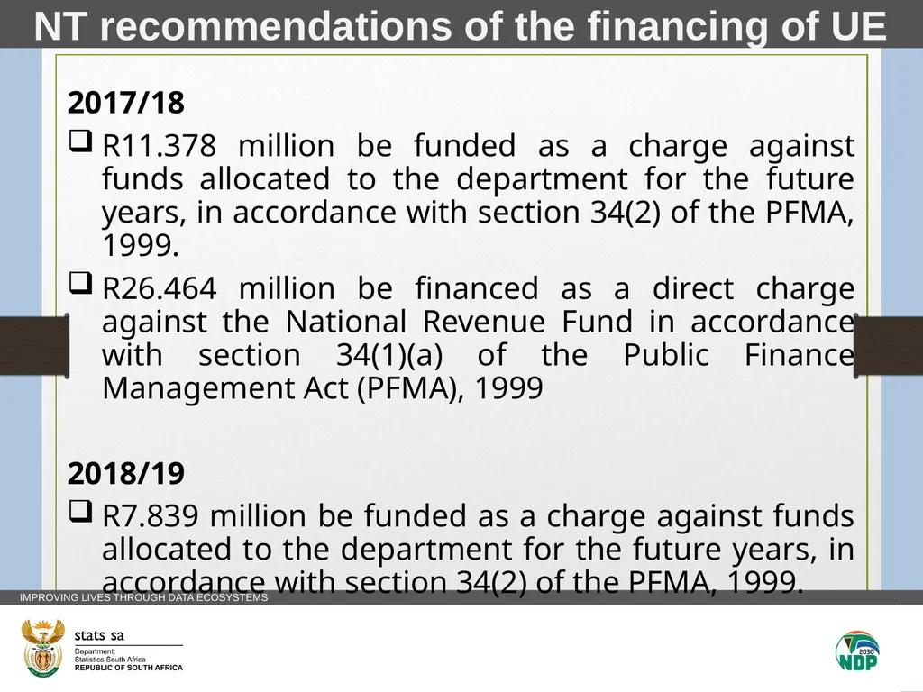 Statistics SA Vote 14 Unauthorised Expenditure - slide 12 of 17