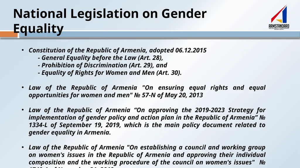Gender Action Plan (GAP) National Body for - slide 3 of 12