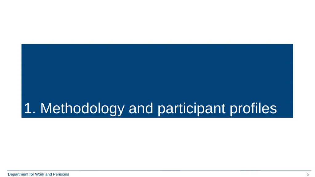 Qualitative Research with Move to Universal Credit - slide 5 of 48