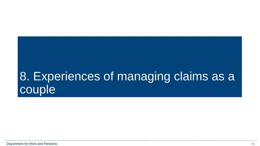 Qualitative Research with Move to Universal Credit - slide 41 of 48