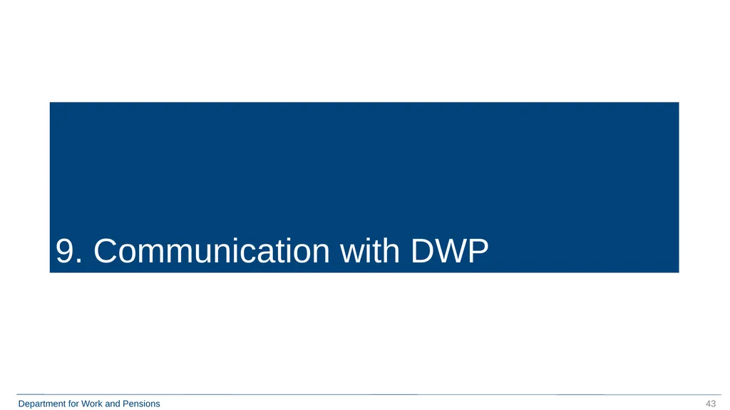 Qualitative Research with Move to Universal Credit - slide 43 of 48