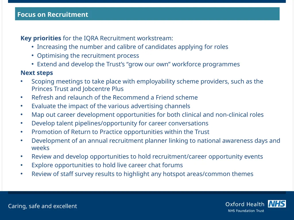 Council of Governors Workforce Performance Report - slide 9 of 11