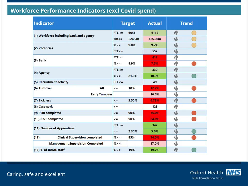 Council of Governors Workforce Performance Report - slide 8 of 11