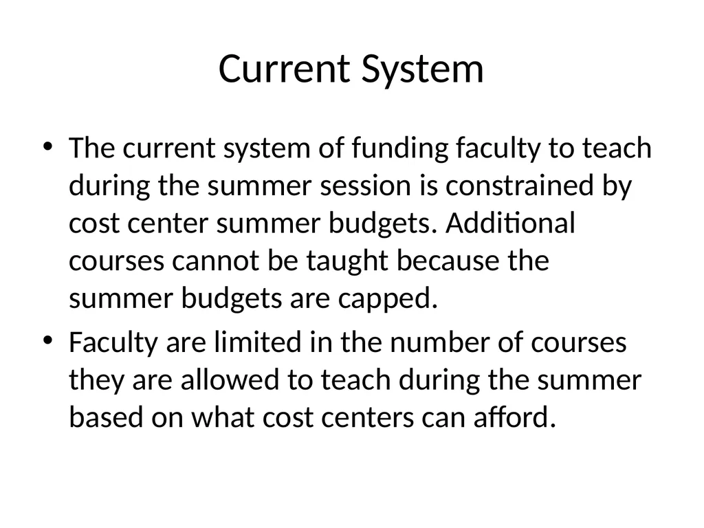 “Triple Win” Summer Compensation A Proposal from - slide 3 of 16