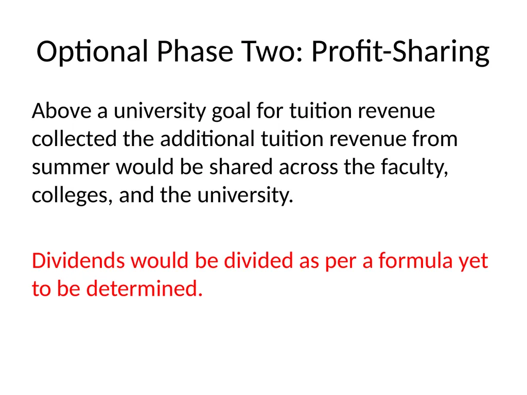 “Triple Win” Summer Compensation A Proposal from - slide 13 of 16