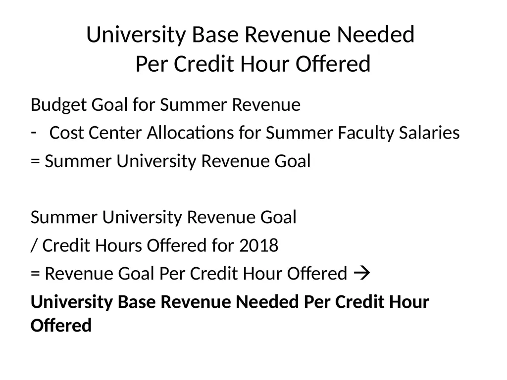 “Triple Win” Summer Compensation A Proposal from - slide 8 of 16