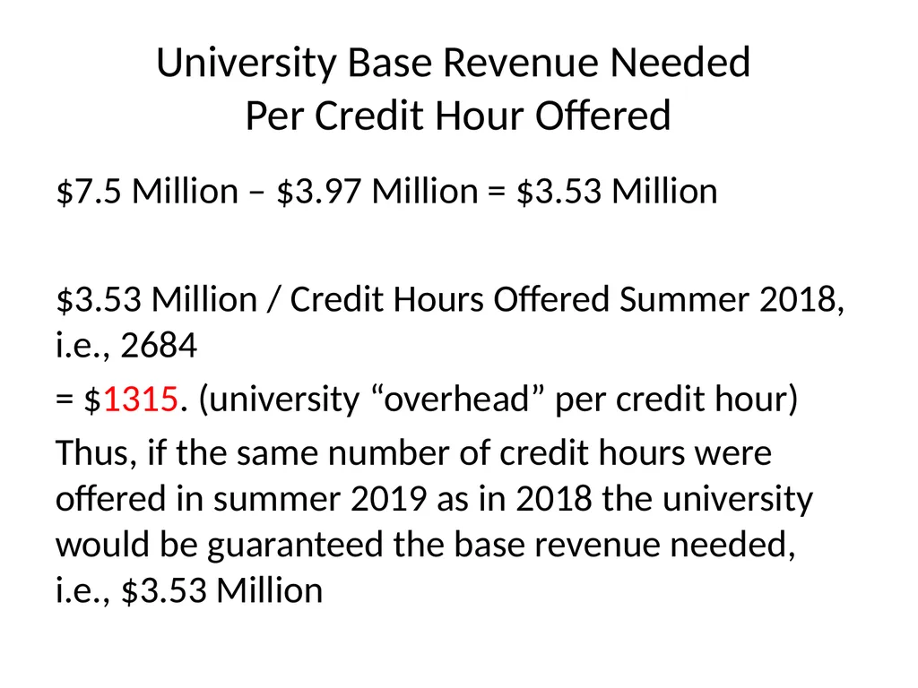 “Triple Win” Summer Compensation A Proposal from - slide 9 of 16