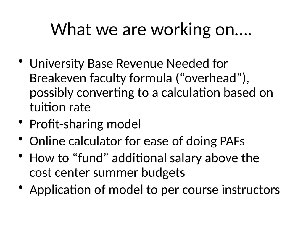 “Triple Win” Summer Compensation A Proposal from - slide 15 of 16