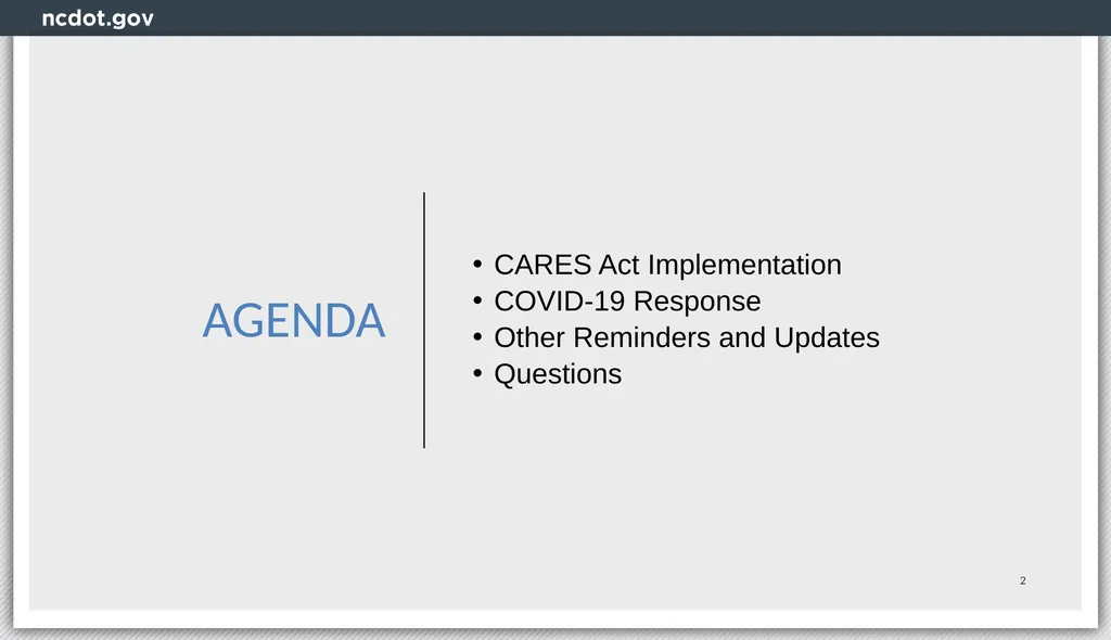 Integrated Mobility Division Transit Systems Call - slide 2 of 31