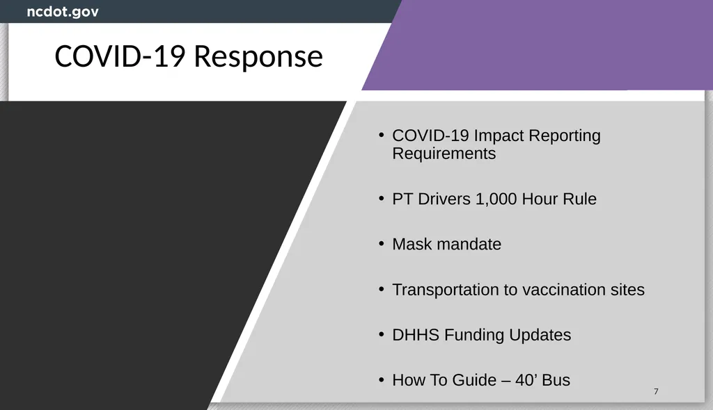 Integrated Mobility Division Transit Systems Call - slide 7 of 31