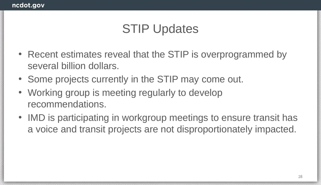 Integrated Mobility Division Transit Systems Call - slide 28 of 31