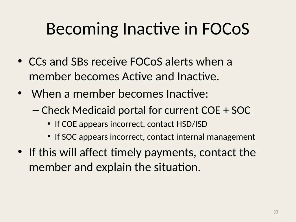 Self-Directed Community Benefits HSD/MAD/SDCB - slide 33 of 86