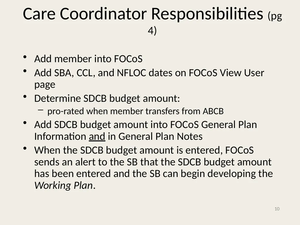 Self-Directed Community Benefits HSD/MAD/SDCB - slide 10 of 86