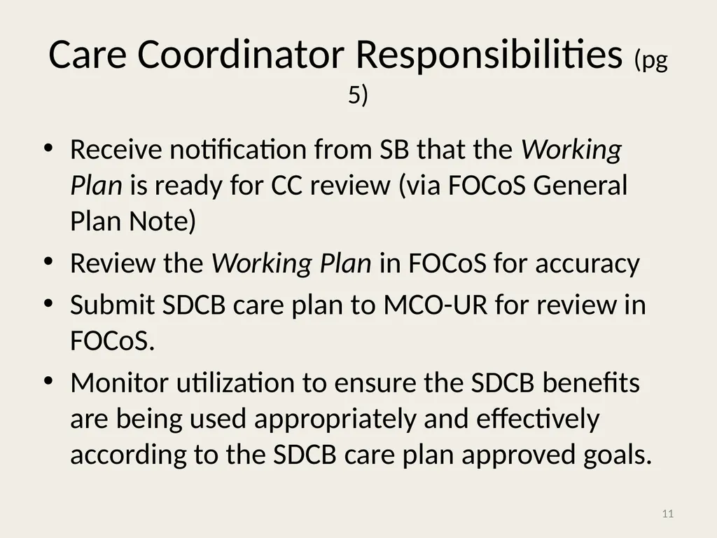 Self-Directed Community Benefits HSD/MAD/SDCB - slide 11 of 86