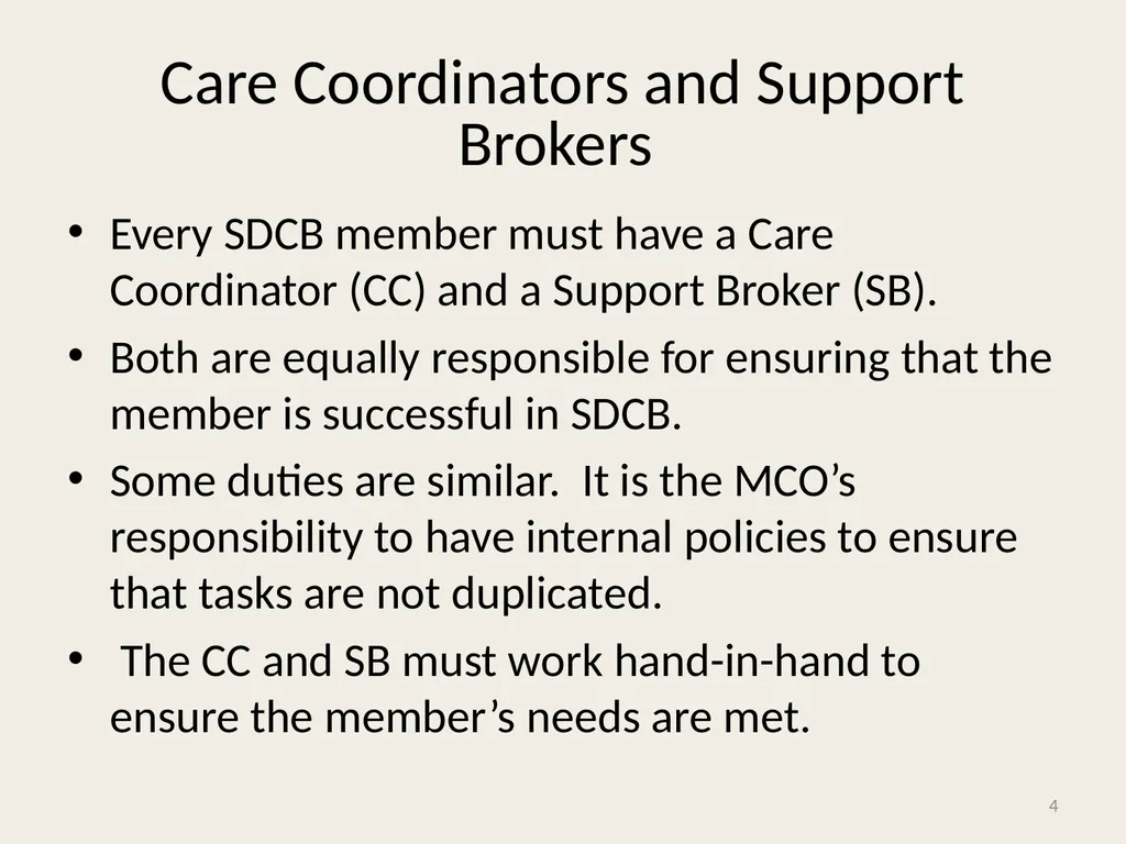 Self-Directed Community Benefits HSD/MAD/SDCB - slide 4 of 86